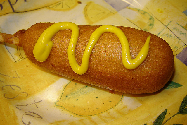 corndog mustard